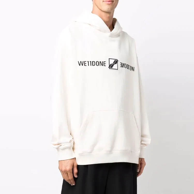 WE11DONE Patched Mirror Logo Hoodie-2