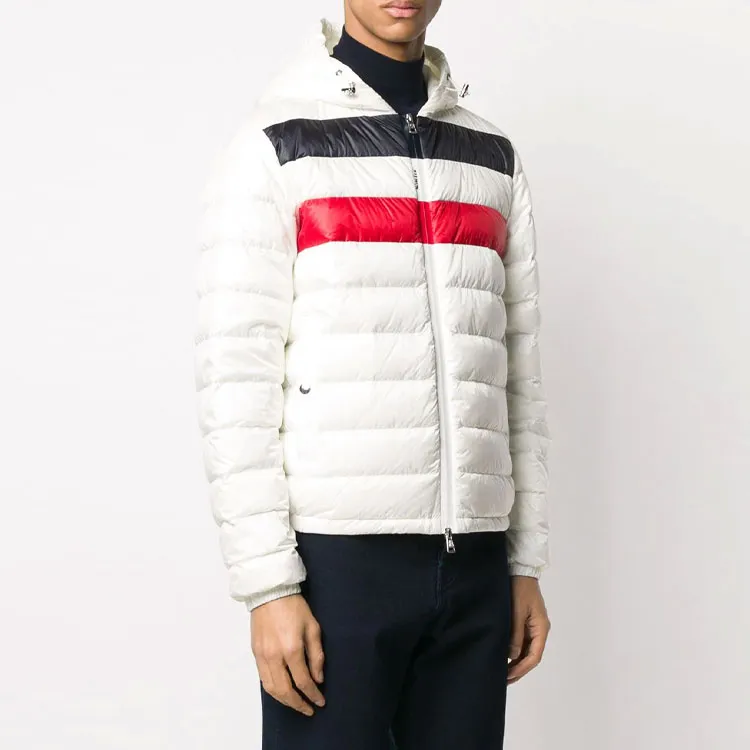 Moncler Down Jackets Men White Blue Red-3