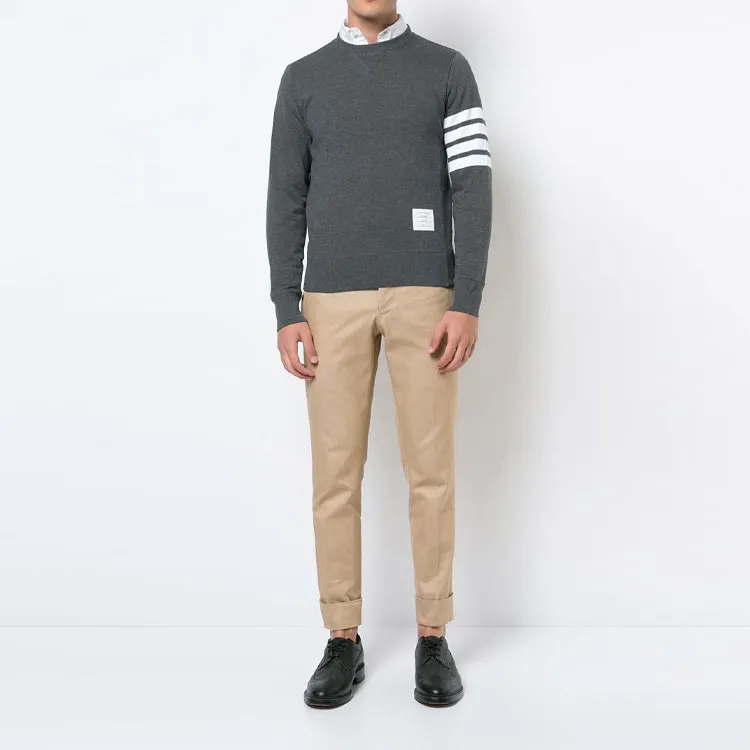 THOM BROWNE Classic Loopback 4 Bar Sweatshirt-2