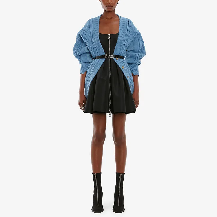 Alexander McQueen SS22 Knitwear Women's Blue-1
