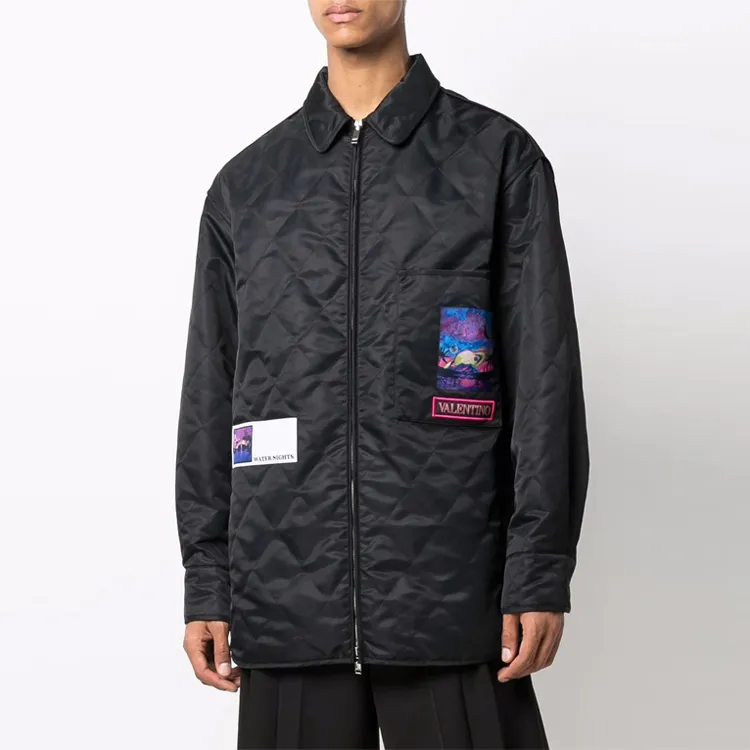 Valentino Jackets Men Black-3