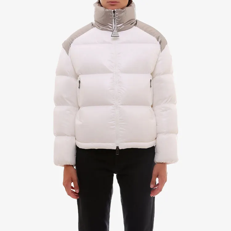 Moncler Cuscute Puffer Shiny Jacket 'White/Silver'-2
