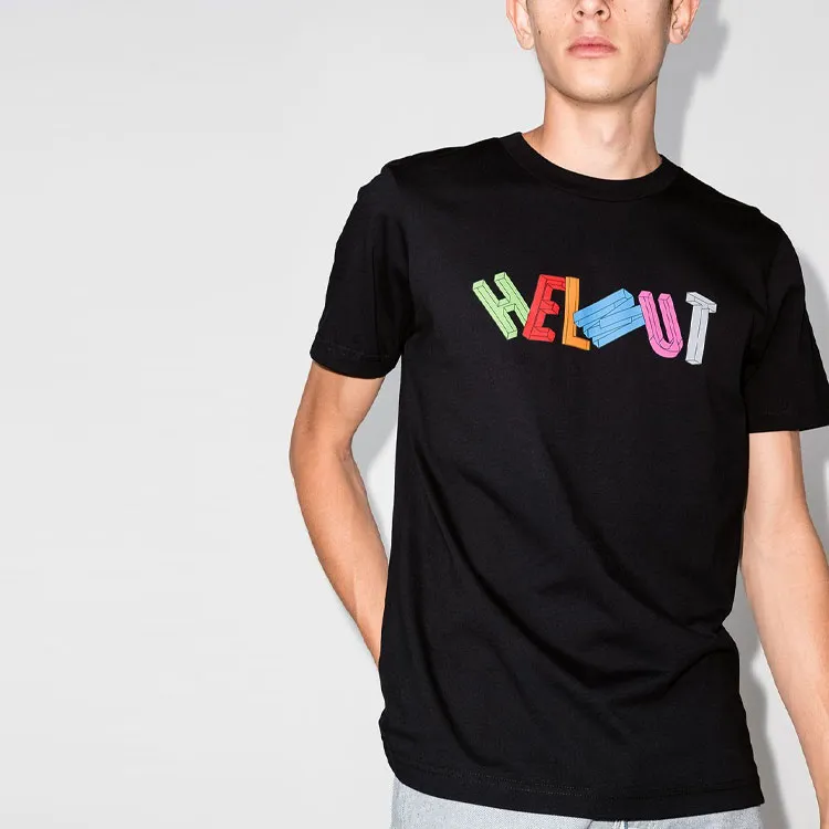 Helmut Lang T-Shirts Men Black-2
