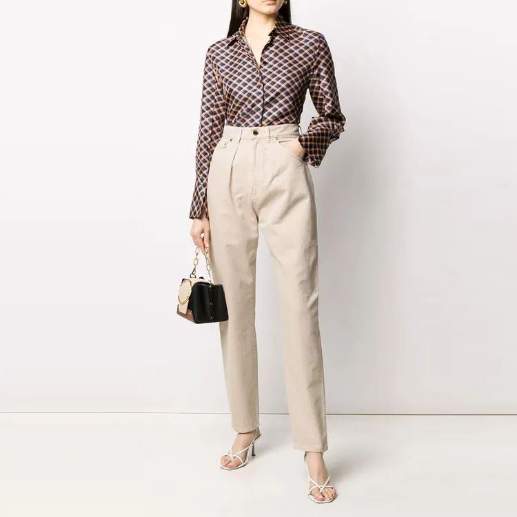 ALBERTA FERRETTI Jeans Women's Ecru-1