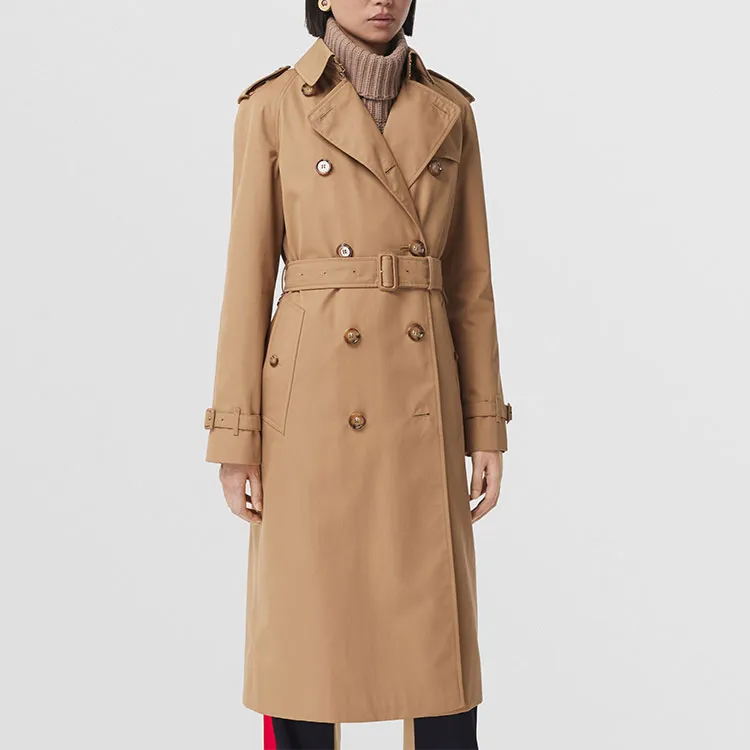 Burberry Trench Coat Women's Camel-4