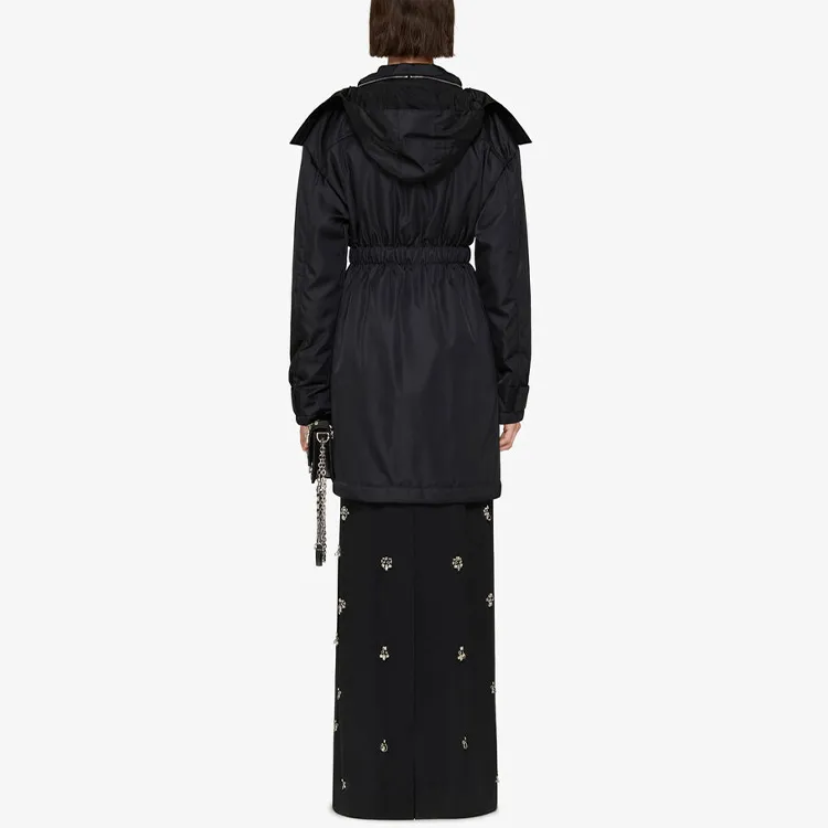 Givenchy Trench Coats Women's Black-2