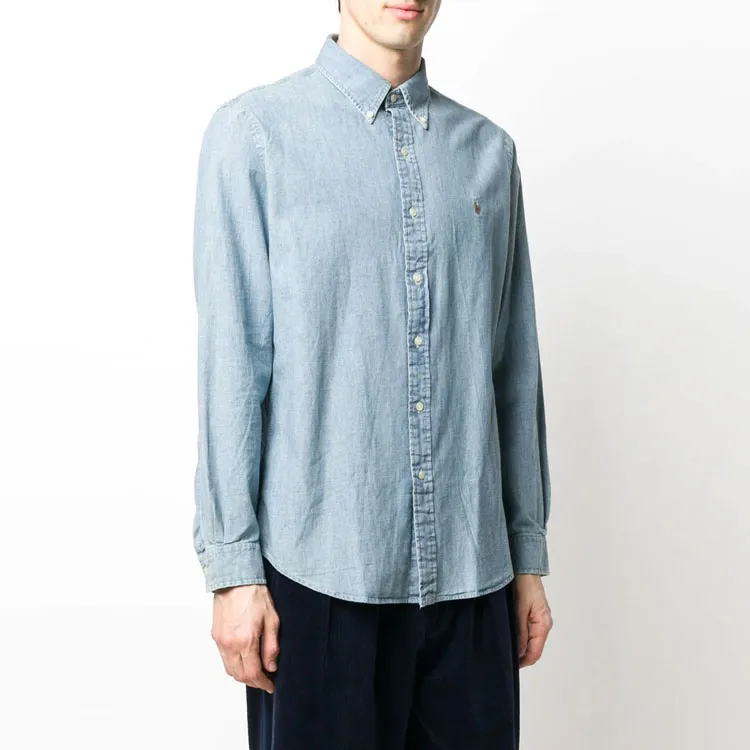 Polo Ralph Lauren Logo embroidered Chambray Shirt-1