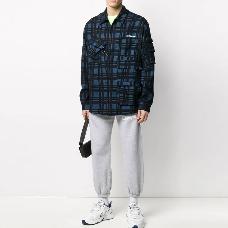 OFF WHITE Ss20 Knitted Sweatpants Men Light Gray-1