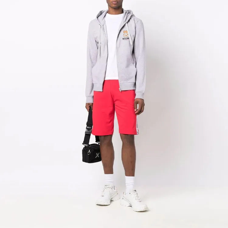 MOSCHINO Sports Shorts Men Red-1