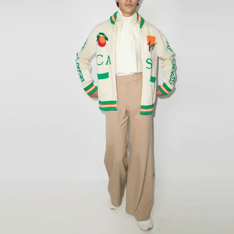CASABLANCA Casa Racing Intarsia Knit-1