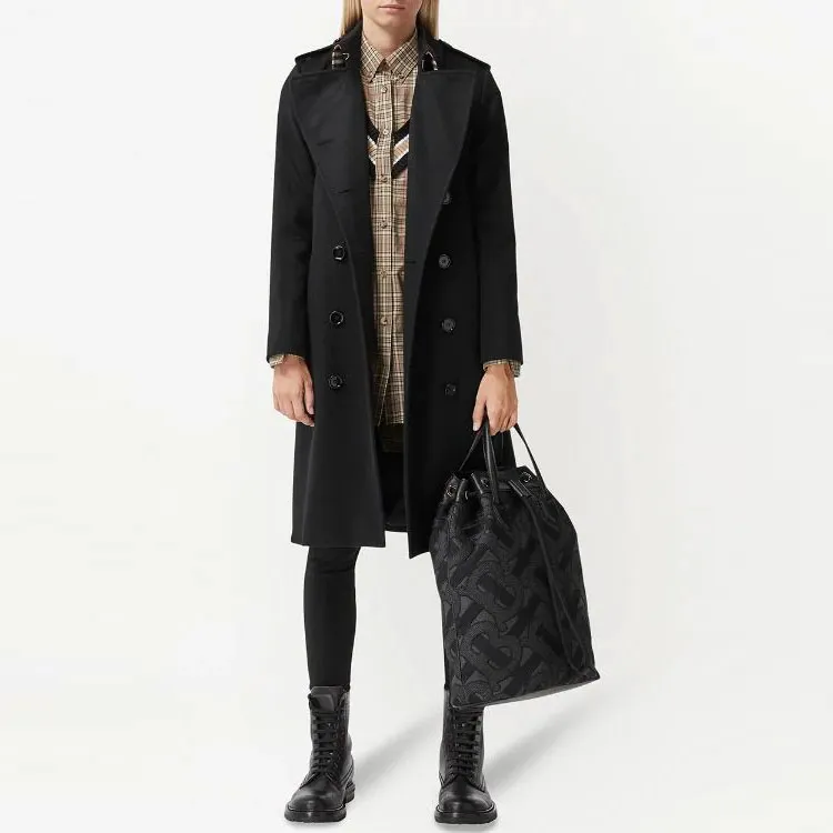 Burberry Velvet Jackets Women's Black-2