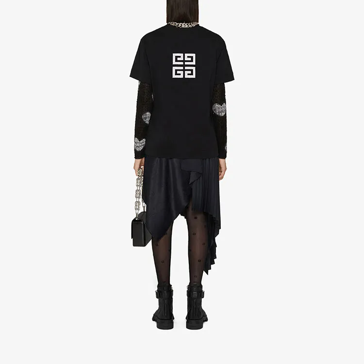 Givenchy Fitted Short Sleeve T Shirt 'Black'-2