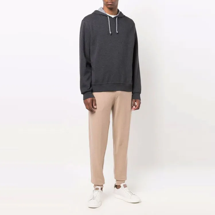 Brunello Cucinelli FW21 Knitted Sweatpants Men's Khaki-1