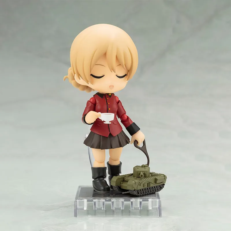 SHOUWU Saijo Cu Poche Girlish And Tank Movie Darjeeling Nendoroid Chibi Figures 11cm-2