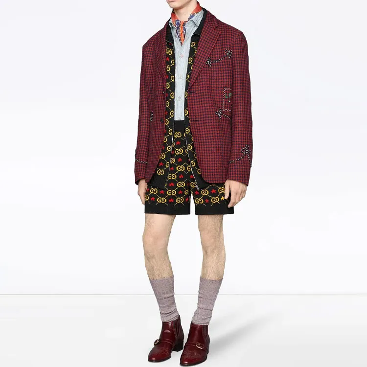 GUCCI Fo Palma Linen Blazer-3