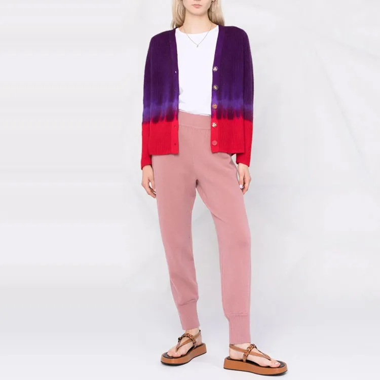 ALBERTA FERRETTI High rise Knitted Sweatpants-1