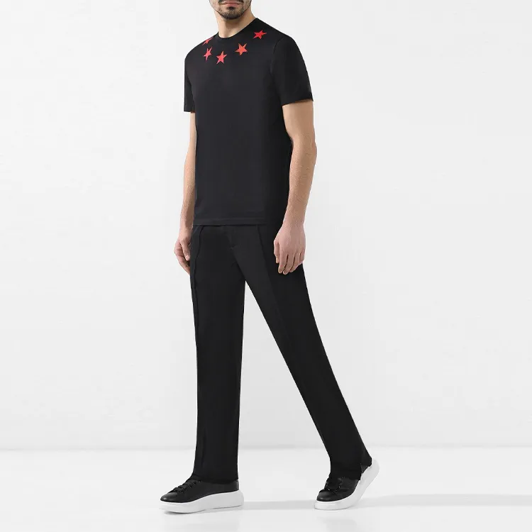 Valentino Casual Pants Men Black-1