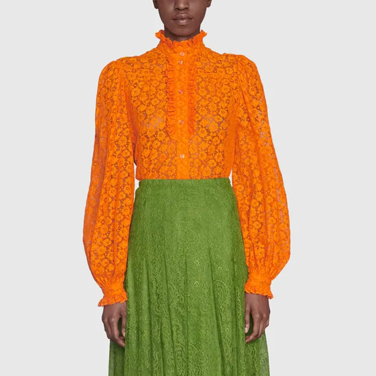 The North Face X GUCCI X The North Face Shirts Women's Orange-2