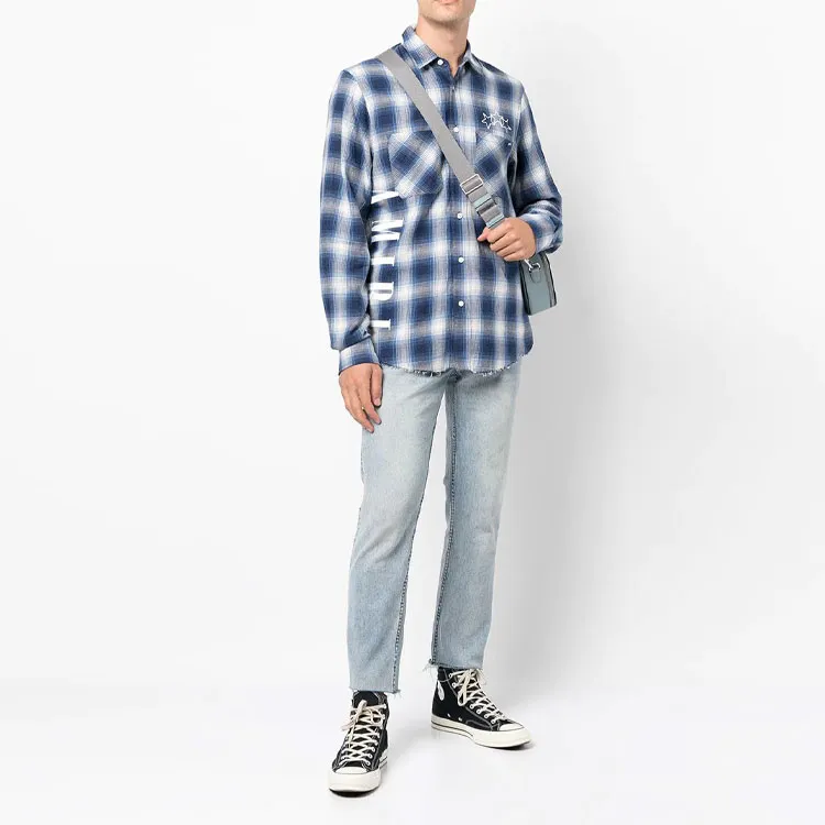 AMIRI Shirts Men Blue-3