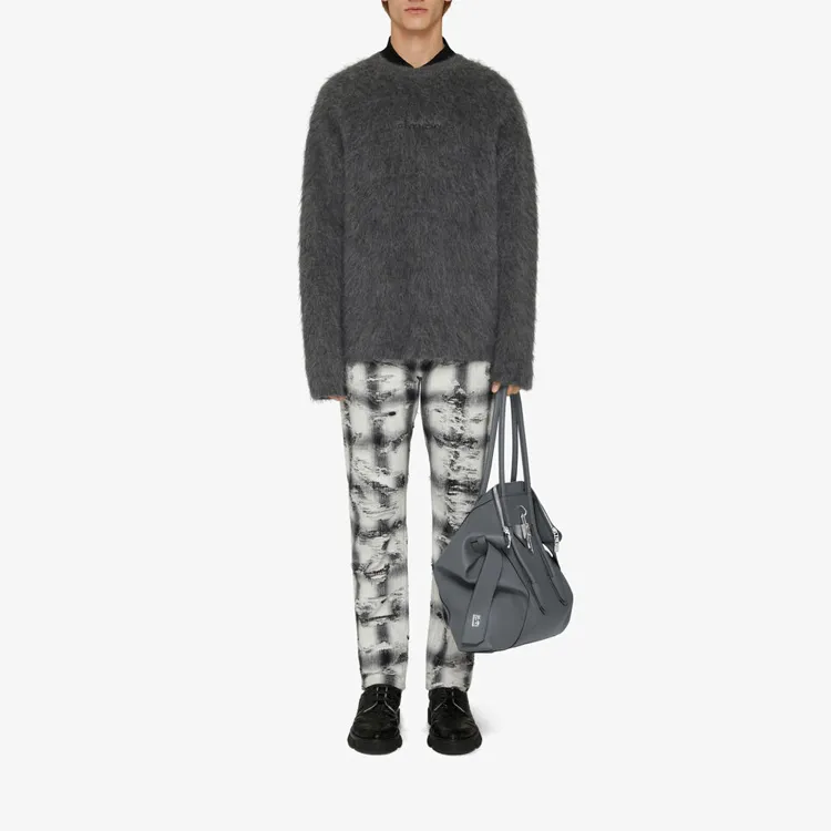 Givenchy Sweaters Men Gray-1