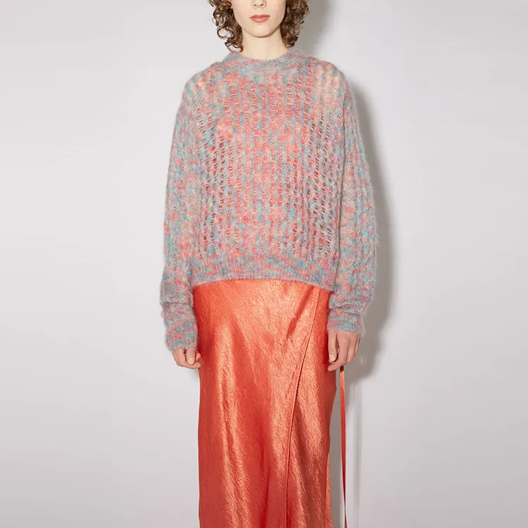Acne Studios FW21 Sweater Women's Pink Blue-1