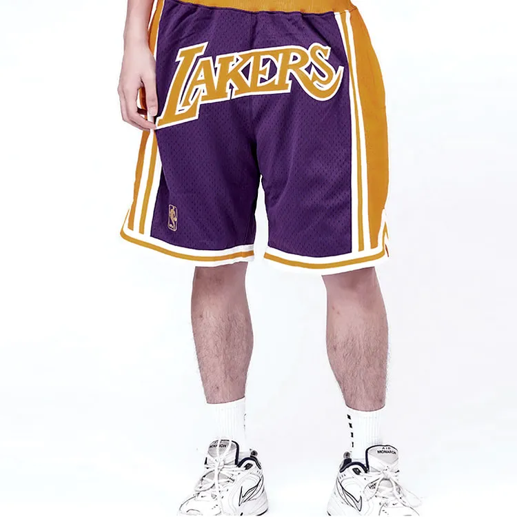 Mitchell & Ness NBA Just Don Shorts Los Angeles Lakers Road 1996-5