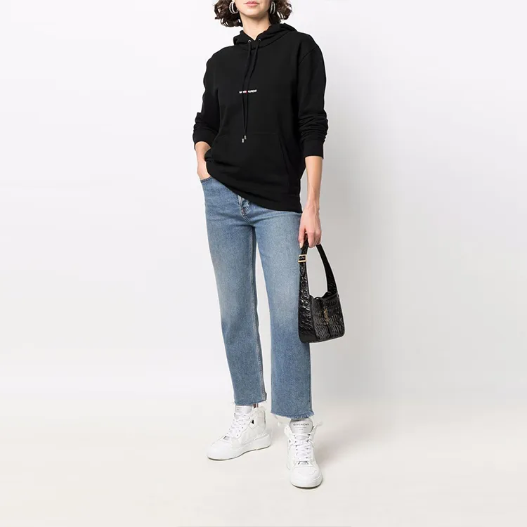 SAINT LAURENT Logo Print Hoodie-2