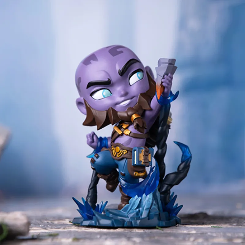 LEAGUE OF LEGENDS Ryze, The Rune Mage LOL League Of Legends, Ryze, The Rune Mage, 12cm Chibi Figures-4