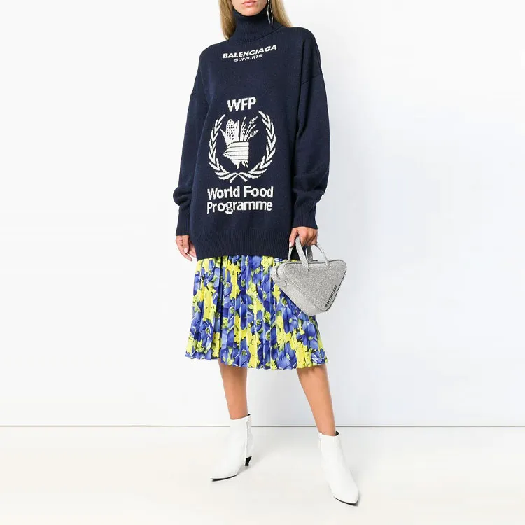 Balenciaga Sweater Women's Marine Blue-1