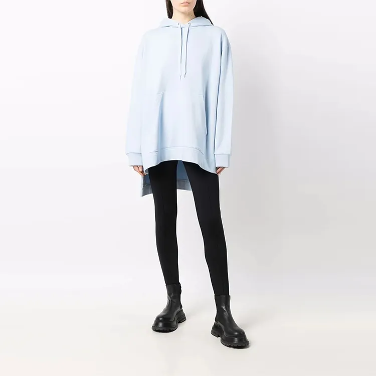 Burberry Aurore Deer Print Oversized Hoodie 'Pale Blue'-2