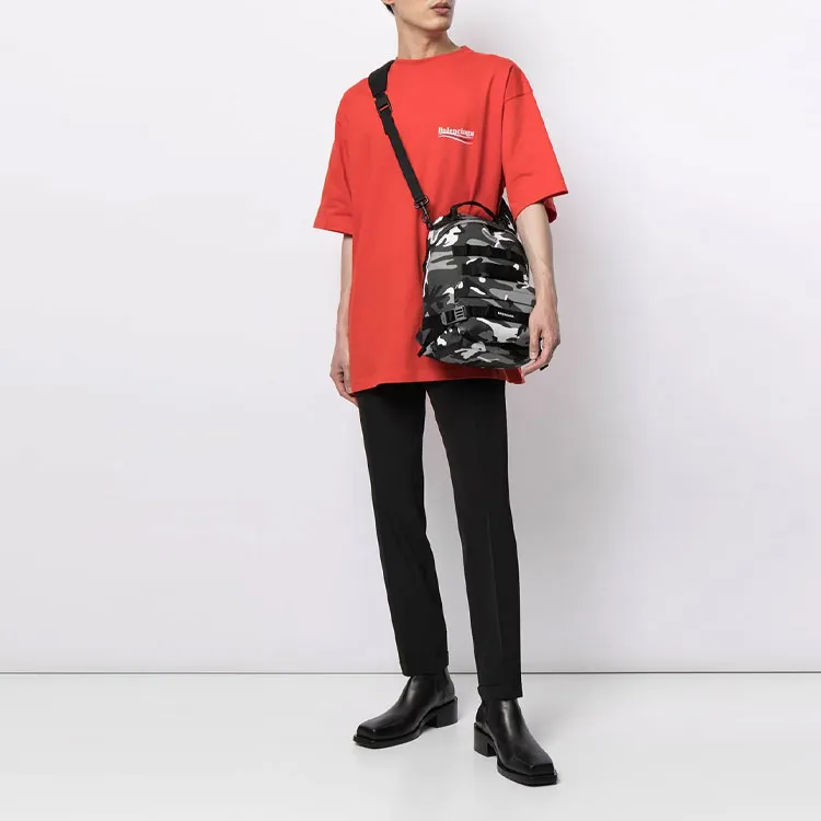 Balenciaga T Shirts Men Red-1