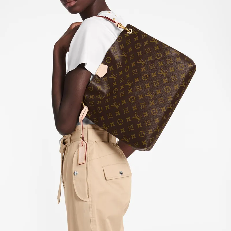 LOUIS VUITTON Graceful Monogram Pm Beige-7