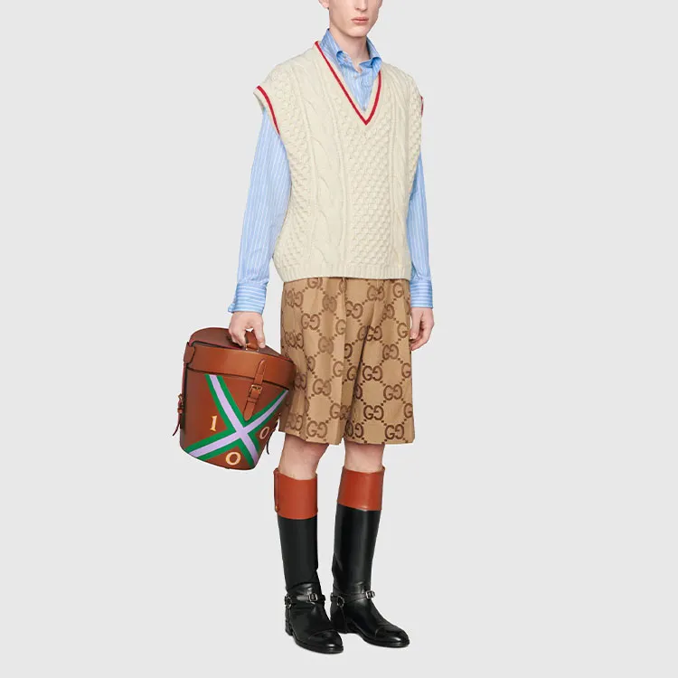 GUCCI Wool Cable Knit Vest-1