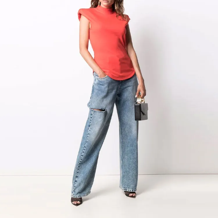 The Attico Jesse Cotton Top-1