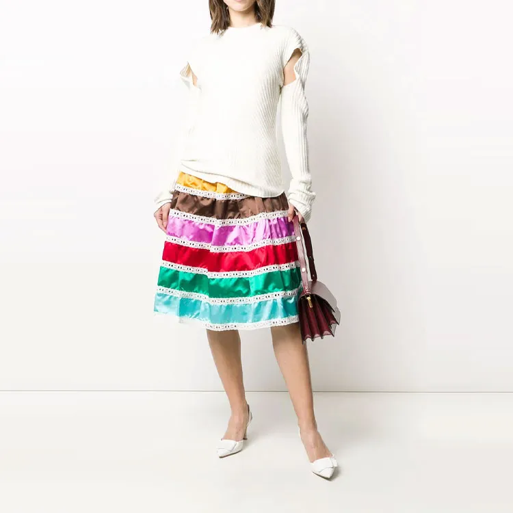 PRADA Casual Long Skirts Women's Multicolor-1