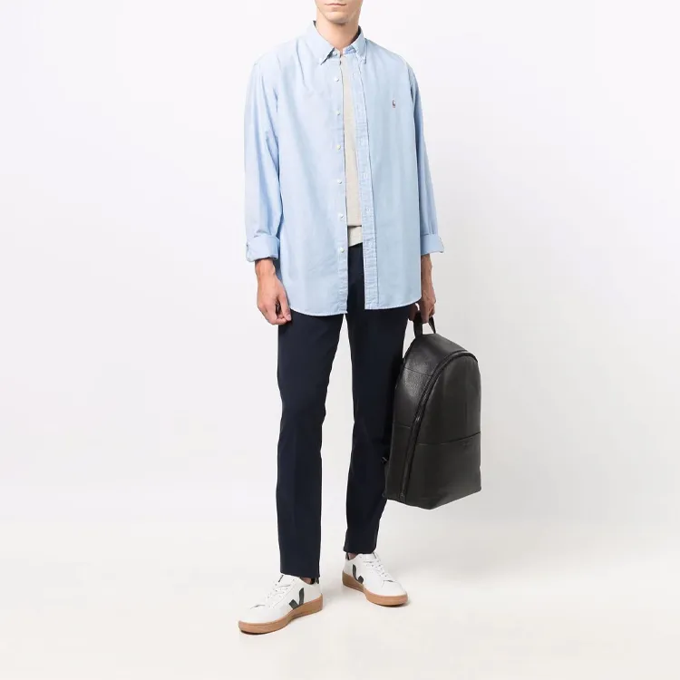 Polo Ralph Lauren Embroidered Logo Cotton Shirt-2