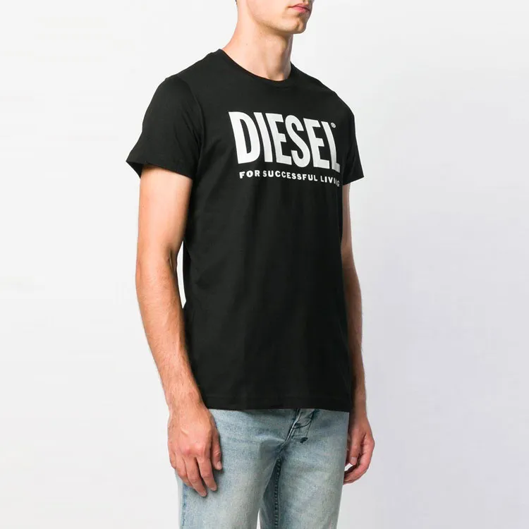 DIESEL Logo Printed Crewneck T Shirt-2