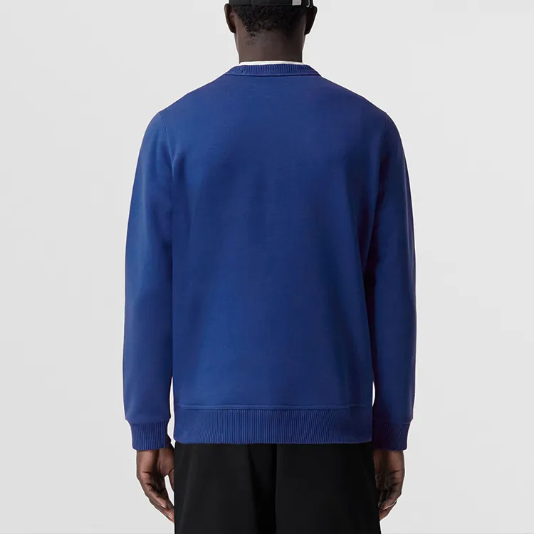 Burberry Sweatshirts Men Blue-2