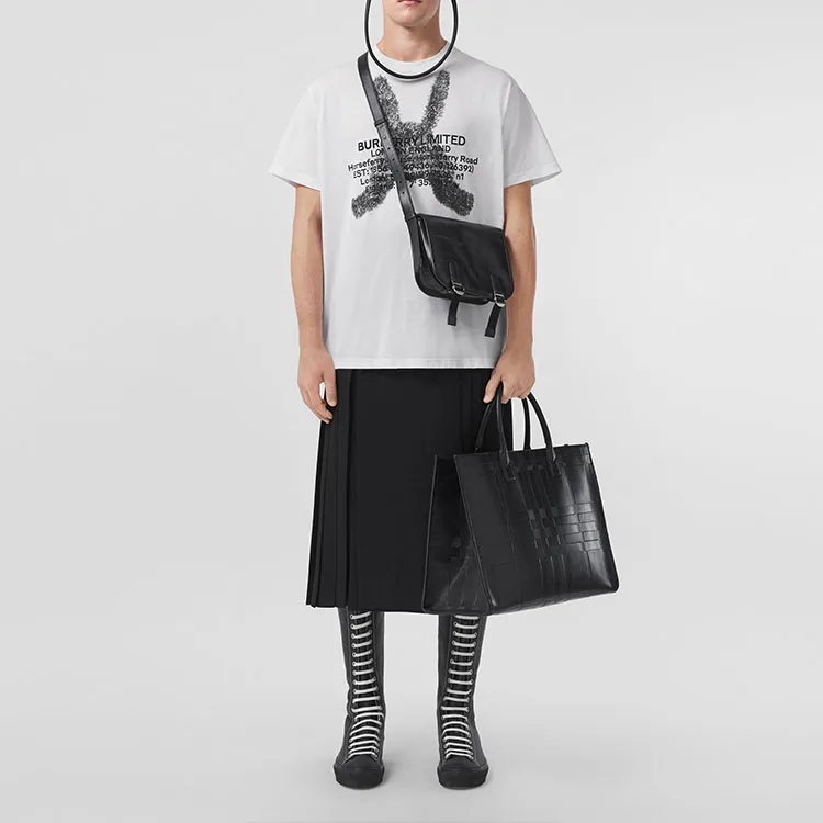 Burberry Montage Print Oversized T Shirt-1