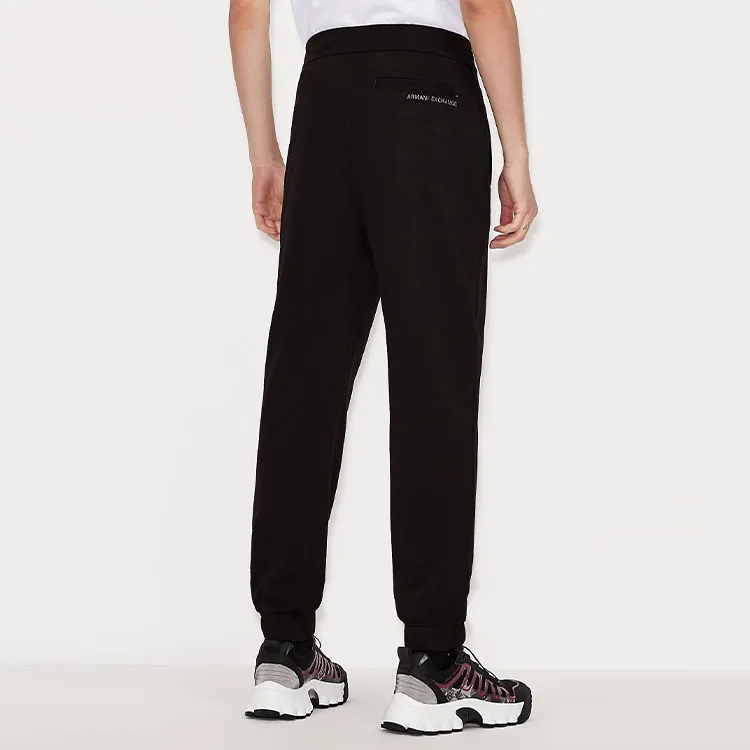 ARMANI EXCHANGEAE Knitted Sports Pants Men's Black-3