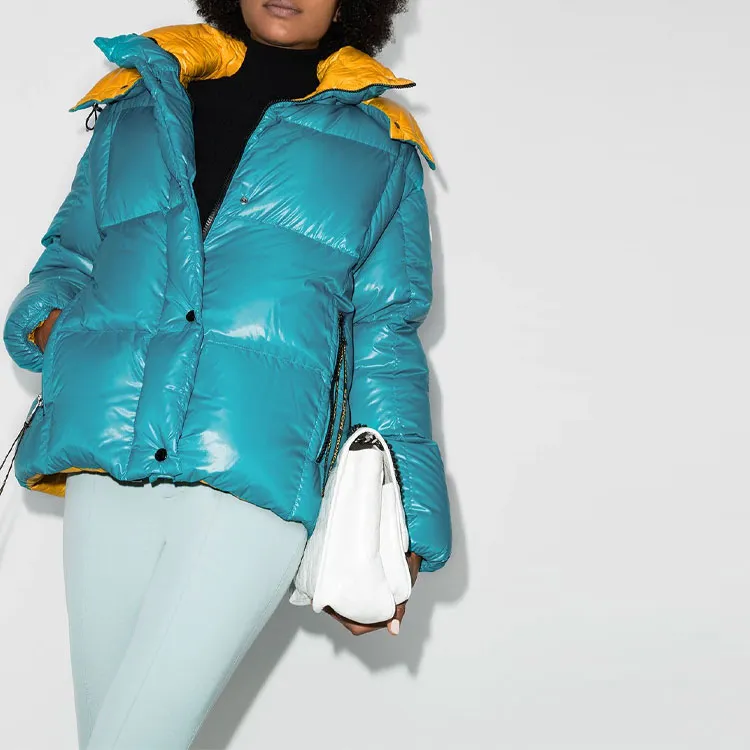 Moncler Parana Series Down Jacket Winter Women's Turquoise-1