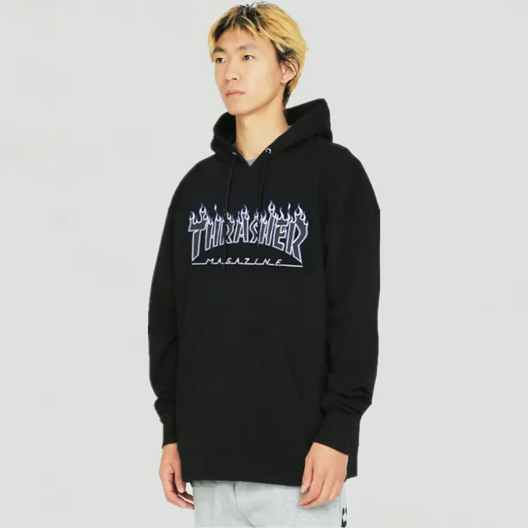 Thrasher Sweatshirts Unisex Black-3