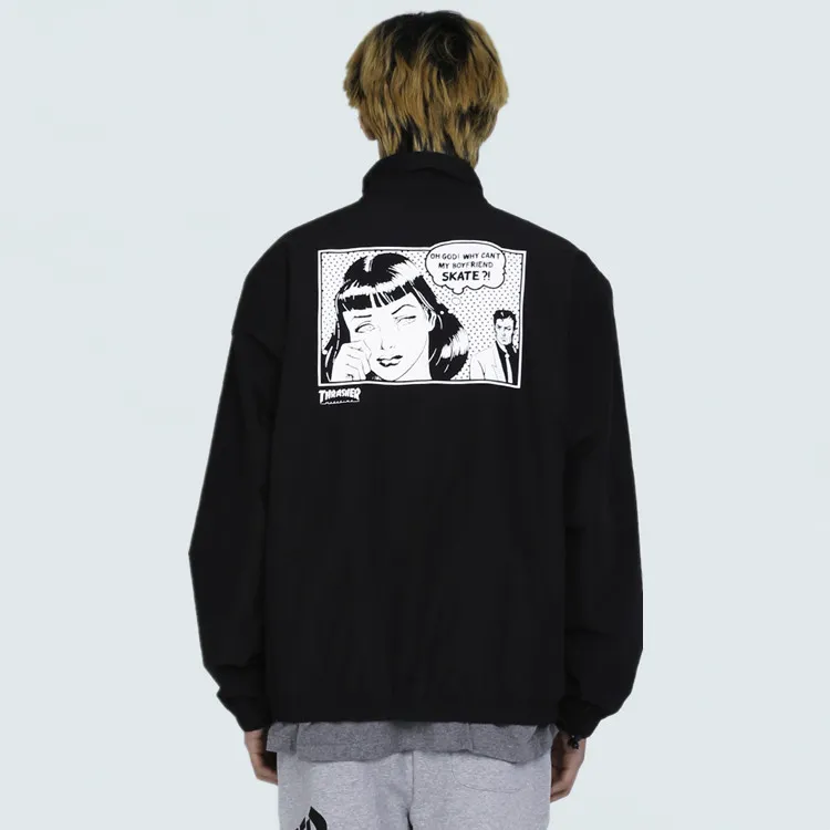 Thrasher Jackets Unisex Black-2