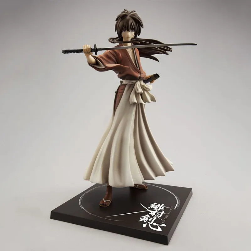 MegaHouse Kenshin Himura G.e.m Rurouni Kenshin Sepia Color 19.3cm Scale Figures-1