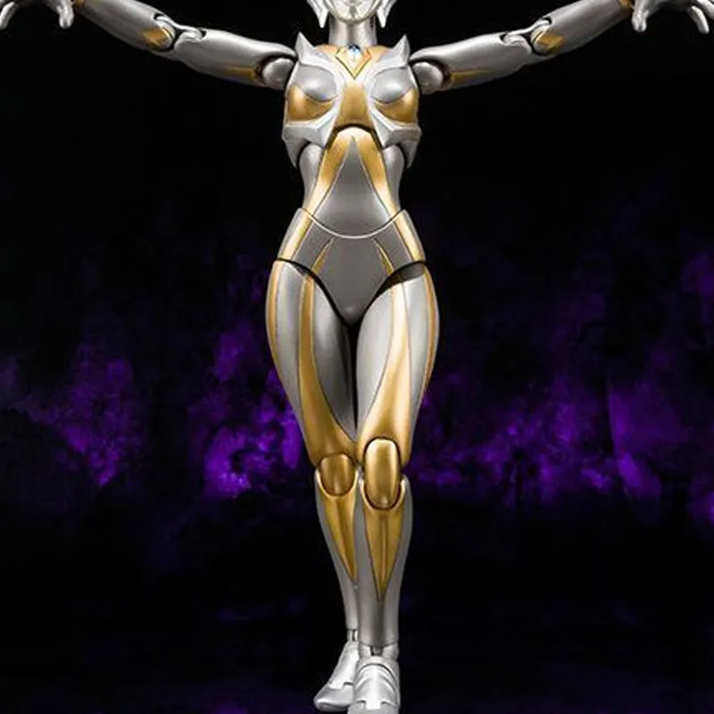 BANDAI Ultraman Tiga Soul Limited Ultra Act Final Battle, Sparkling Digimon & Camilla, Set 16cm Action Figures-3