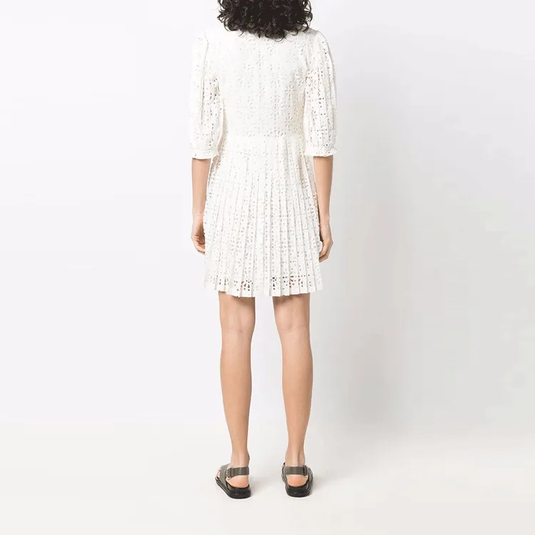 See By Chloe Long-Sleeved Dresses Women's White-2