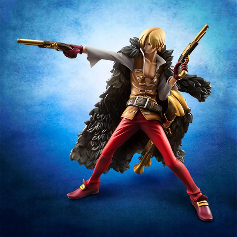 MegaHouse Sanji Pop One Piece Edition Shanks Scale Figures 23cm-1