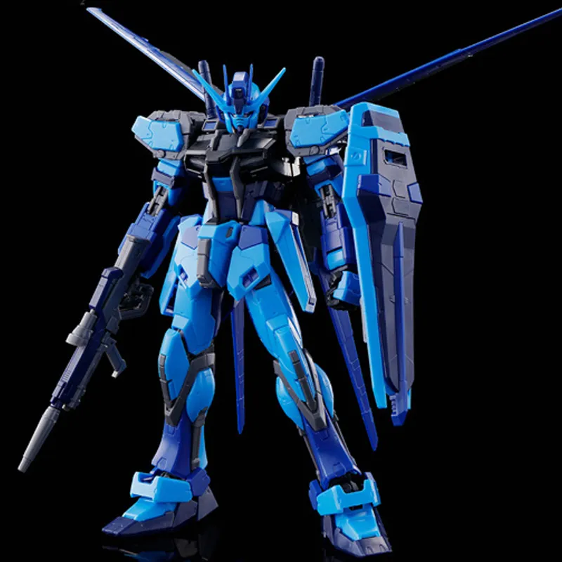 BANDAI RG Mobile Suit Gundam RX 78 2 Gundam & Strike Gundam Set Gundam World Comparison Color Scheme Model Kits 13cm-3