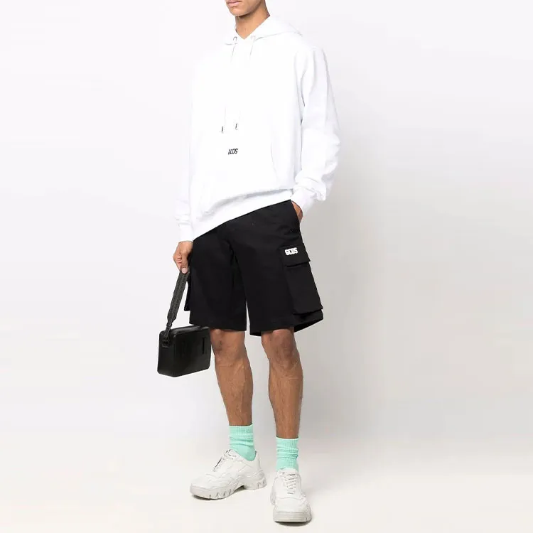 GCDS Logo print Cotton Hoodie-1