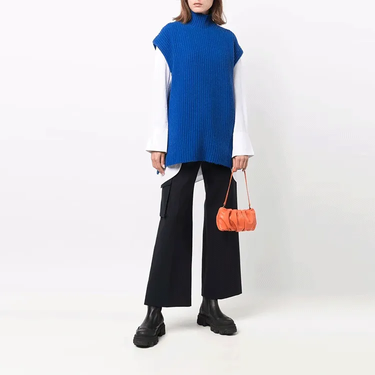 GANNI Loose Fit Sweater Women's Blue-1